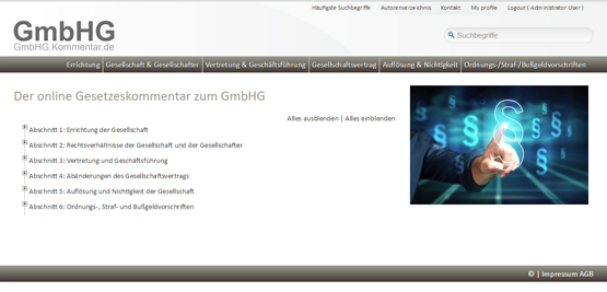 Gratis Online Kommentar zum GmbHG